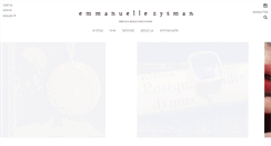 Desktop Screenshot of emmanuellezysman.fr